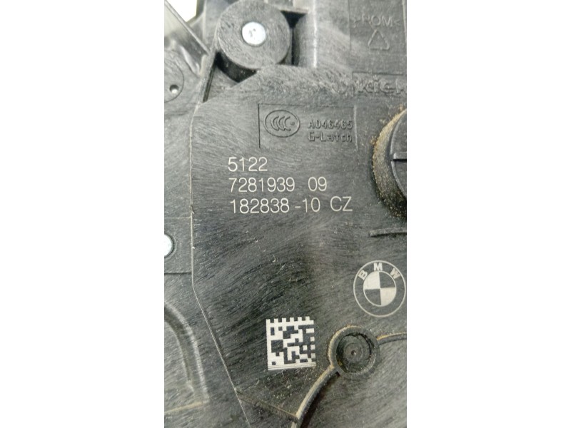 CERRADURA PUERTA TRASERA IZQUIERDA 728193909 / 51227281939  - imagen 4