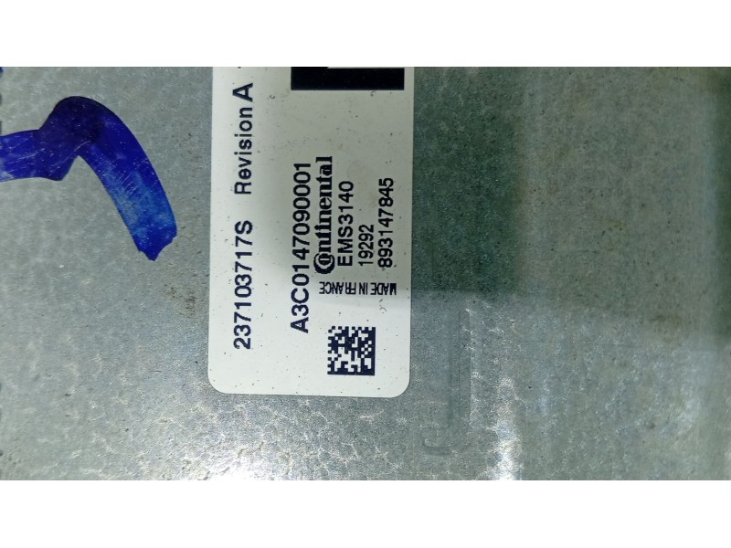 CENTRALITA MOTOR UCE 237103717S A3C0147090001 / 237103707S  - imagen 2
