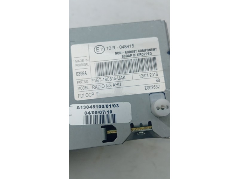 SISTEMA AUDIO / RADIO CD F1BT18C815UAK  - imagen 3