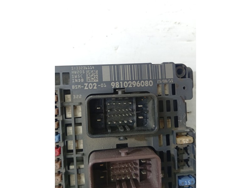 CAJA RELES / FUSIBLES 9810296080 BSM Z02  - imagen 2