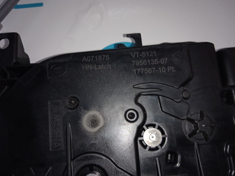 CERRADURA PUERTA DELANTERA IZQUIERDA 17756710 A71875 - imagen 3
