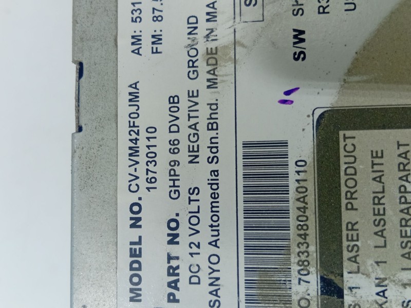 SISTEMA NAVEGACION GPS CVVM42F0JMA GHP966DV0B  - imagen 3