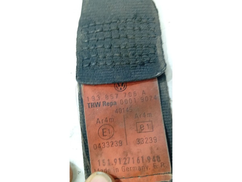 CINTURON SEGURIDAD DELANTERO DERECHO 193857706A  - imagen 3