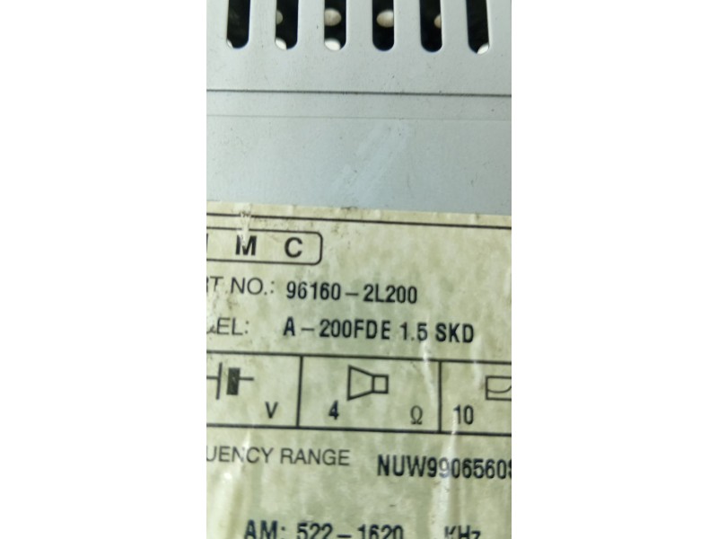 SISTEMA AUDIO / RADIO CD 961602L200  - imagen 4
