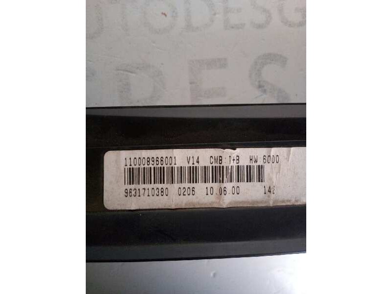 CUADRO INSTRUMENTOS 9631710380 VDO966/001 110098966001 - imagen 2