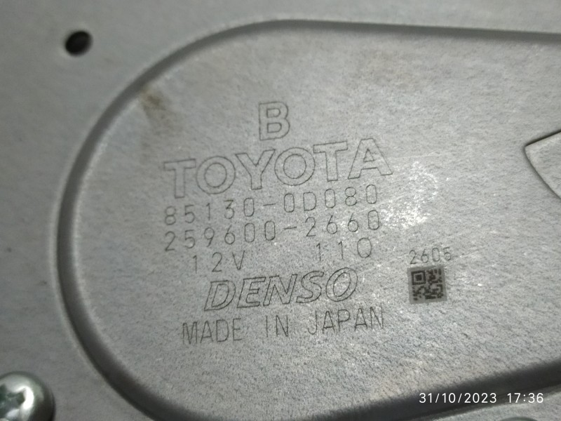 MOTOR LIMPIA TRASERO 851300D080 2596002660  - imagen 2