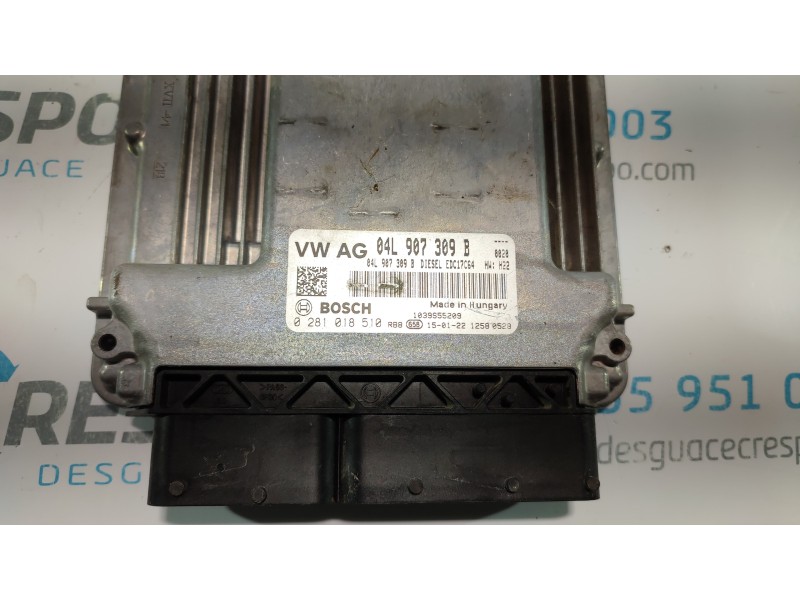 CENTRALITA MOTOR UCE 04L907309B 0281018510  - imagen 2