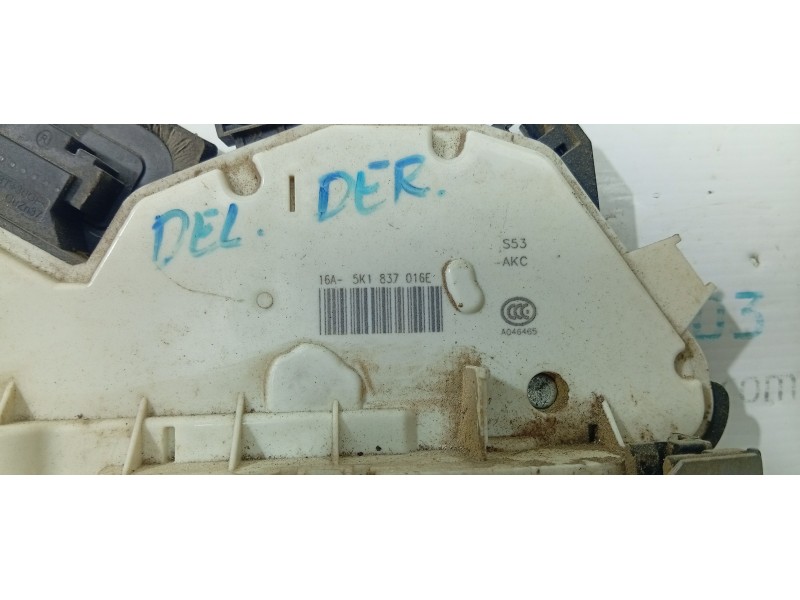 CERRADURA PUERTA DELANTERA DERECHA 5K1837016E  - imagen 4