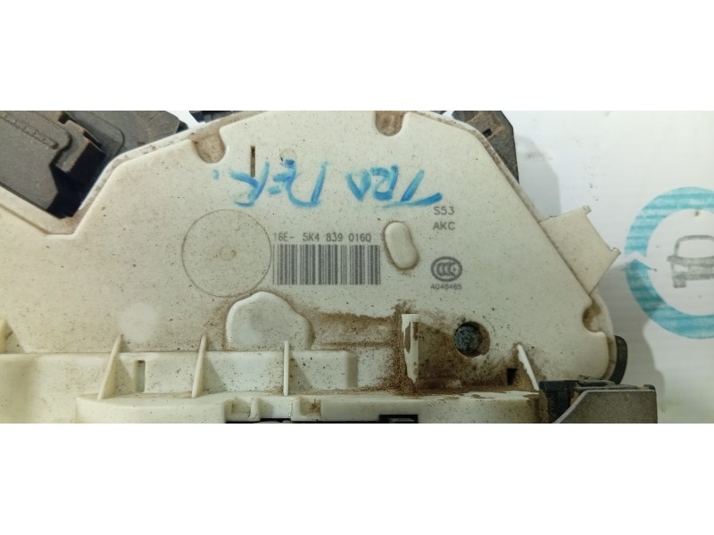 CERRADURA PUERTA TRASERA DERECHA 5K4839016Q  - imagen 2