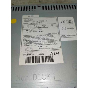 SISTEMA AUDIO / RADIO CD 96170D70104X  - miniatura 2