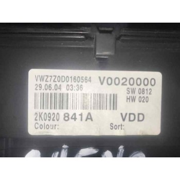 CUADRO INSTRUMENTOS 2K0920841A  - miniatura 3