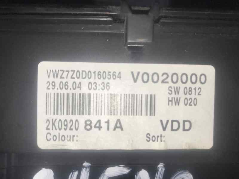 CUADRO INSTRUMENTOS 2K0920841A  - imagen 3