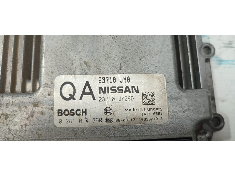 CENTRALITA MOTOR UCE 23710JY08D 0281014360  - imagen 2