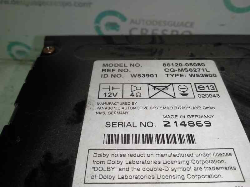 SISTEMA AUDIO / RADIO CD 8612005080  - imagen 2