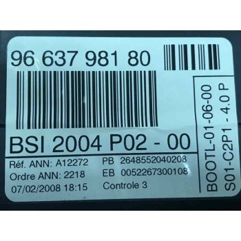 CAJA RELES / FUSIBLES 9663798180  - miniatura 3