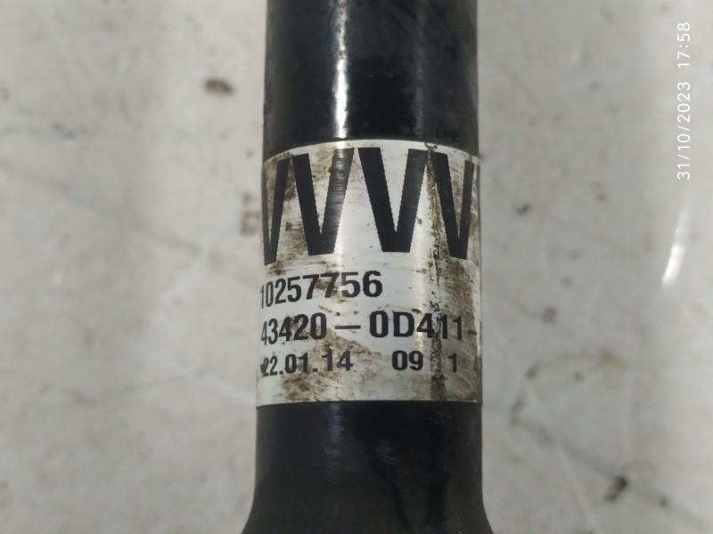 TRANSMISION DELANTERA IZQUIERDA 434200D411 10257756  - imagen 2