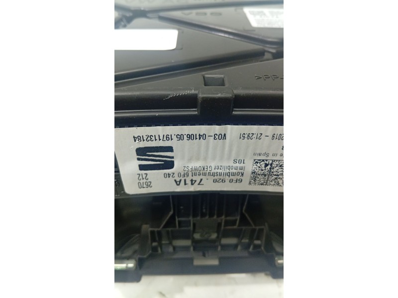 CUADRO INSTRUMENTOS 6F0920741A  - imagen 4