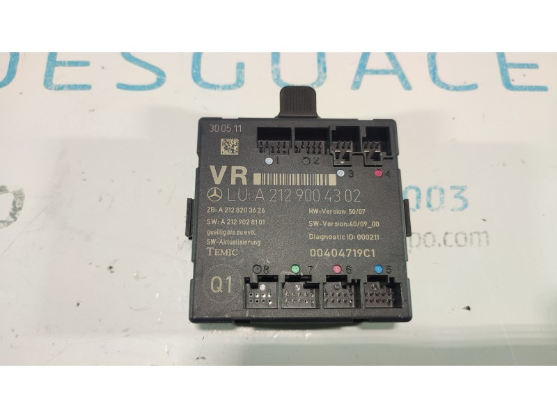 CENTRALITA CIERRE A2129004302  - imagen 1