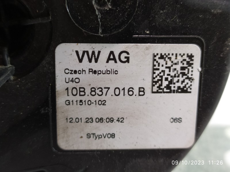 CERRADURA PUERTA DELANTERA DERECHA 10B837016B  - imagen 2