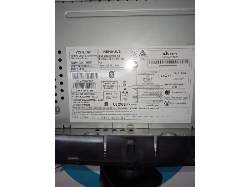 SISTEMA AUDIO / RADIO CD 281154076R  - imagen 5
