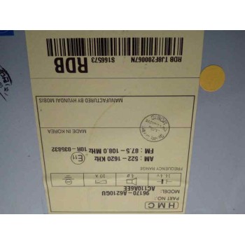 SISTEMA AUDIO / RADIO CD 96170-A6210GU  - miniatura 3