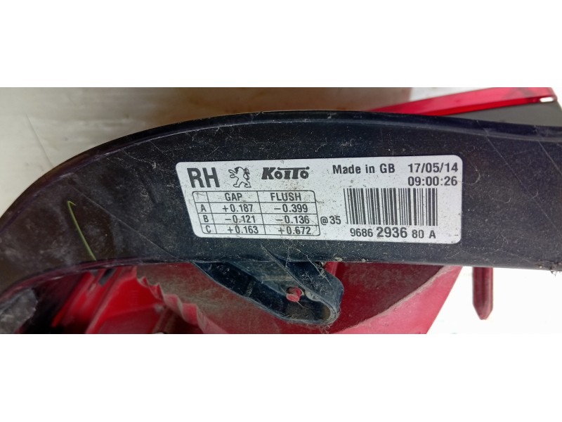 PILOTO TRASERO DERECHO 9686293680A  - imagen 3