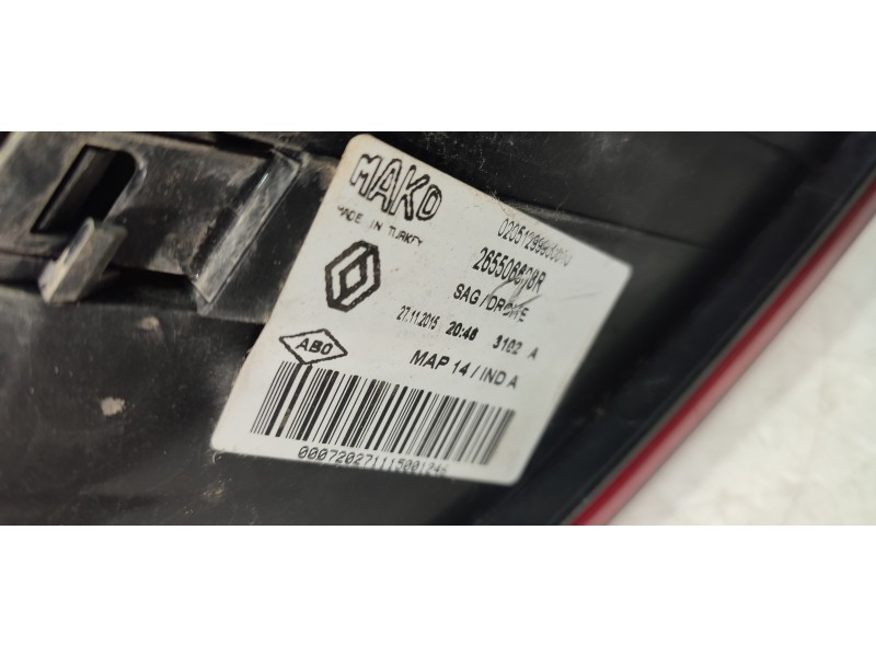 PILOTO TRASERO DERECHO 265506608R  - imagen 2