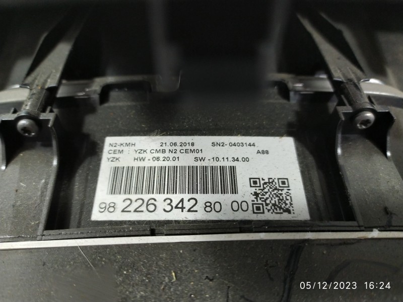 CUADRO INSTRUMENTOS 9822634280  - imagen 2