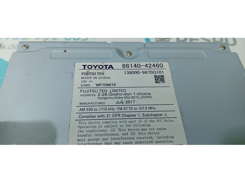 SISTEMA AUDIO / RADIO CD 8614042460  - imagen 2