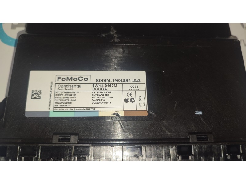 MODULO ELECTRONICO 8G9N19G481AA  - imagen 2