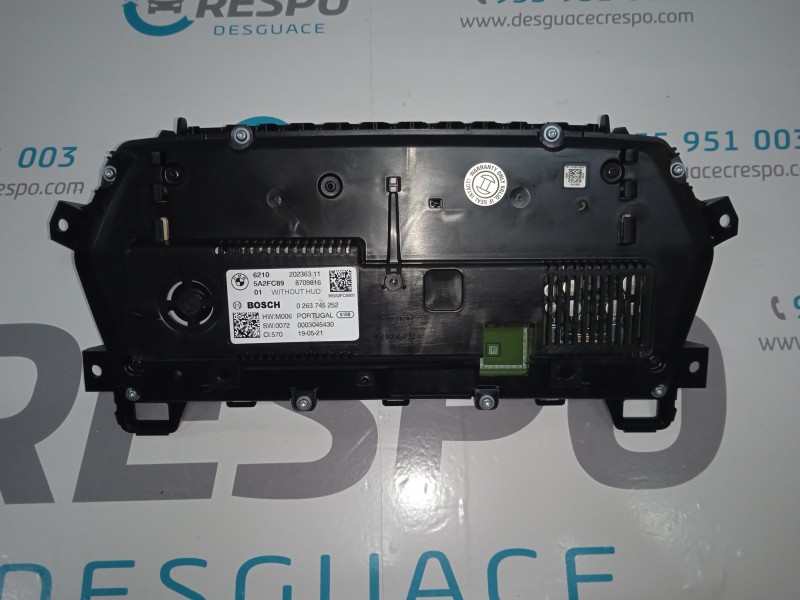 CUADRO INSTRUMENTOS 8709816 5A2FC89 - imagen 5