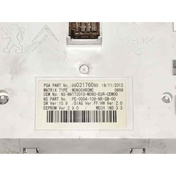 CUADRO INSTRUMENTOS 9803176080  - miniatura 3